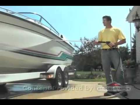 Cleaning Boats with a Pressure Washer